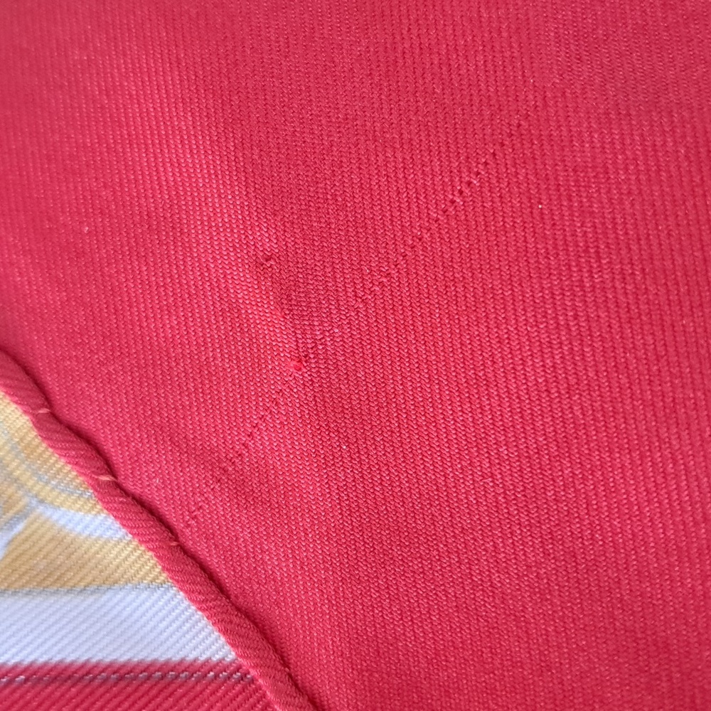 Hermes Red and Gold Equestrian Scarf - Picture 14 of 14